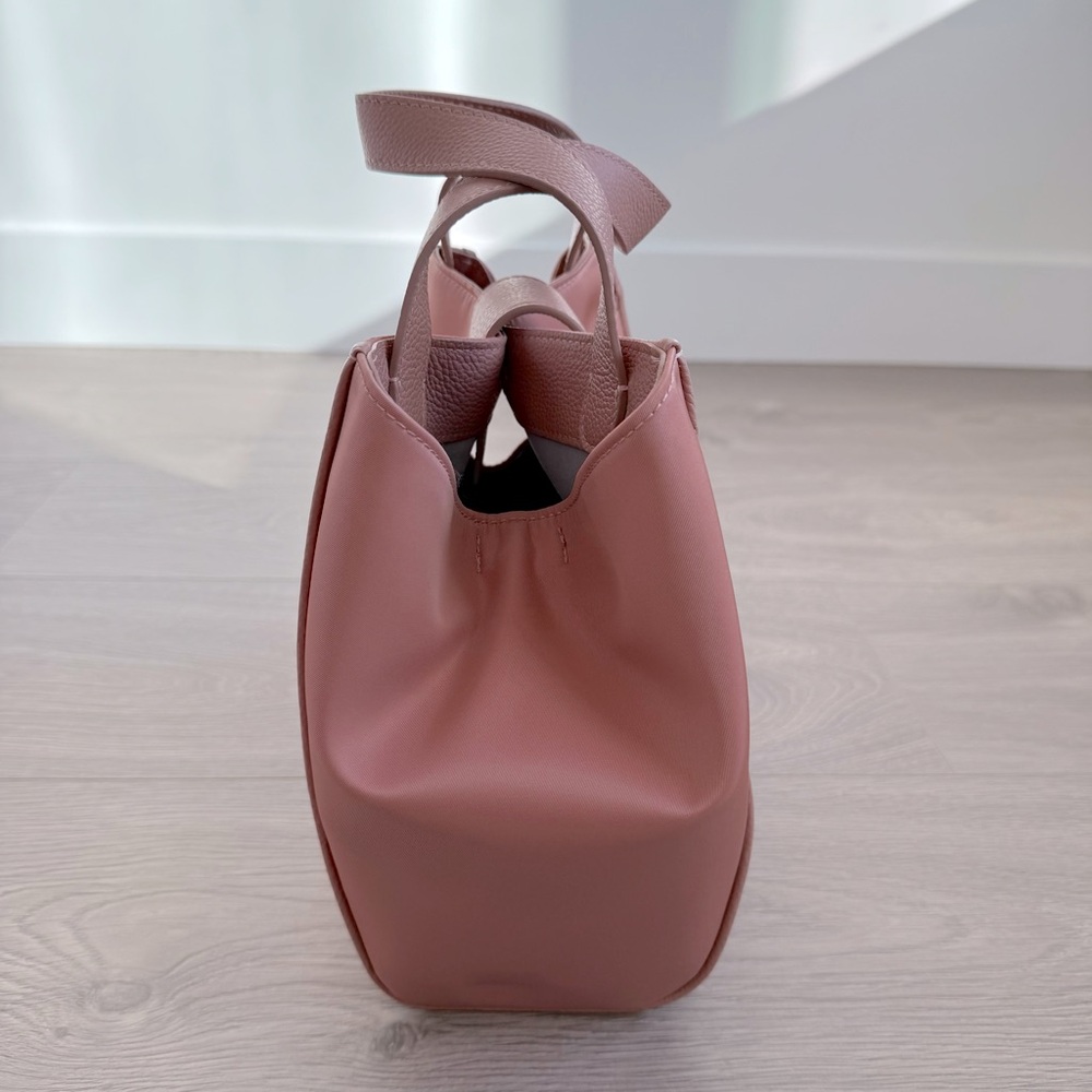 🆕 Senreve Rose Pink & Gold Strati Shopper with Removable Leather Shoulder Strap - Picture 7 of 16